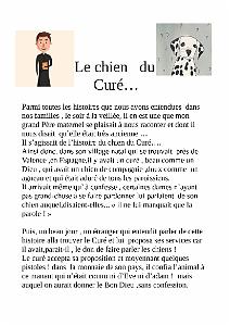 LE CHIEN DU CURE